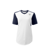 Wilson Girl's E810 V-neck Pullover Softball Jersey-1