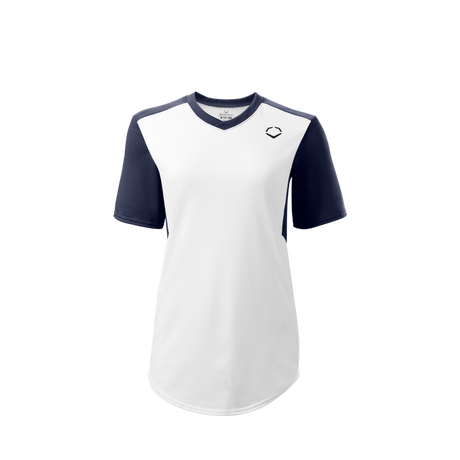 Wilson Girl's E810 V-neck Pullover Softball Jersey-1