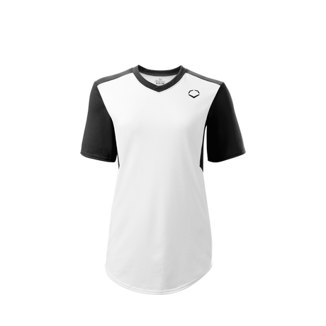 Wilson Girl's E810 V-neck Pullover Softball Jersey-1