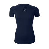 Wilson Women's Womens Season Ready Fitted Short Sleeve Shirt-1