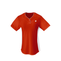 Wilson Girl's T600 2-button Softball Jersey-2