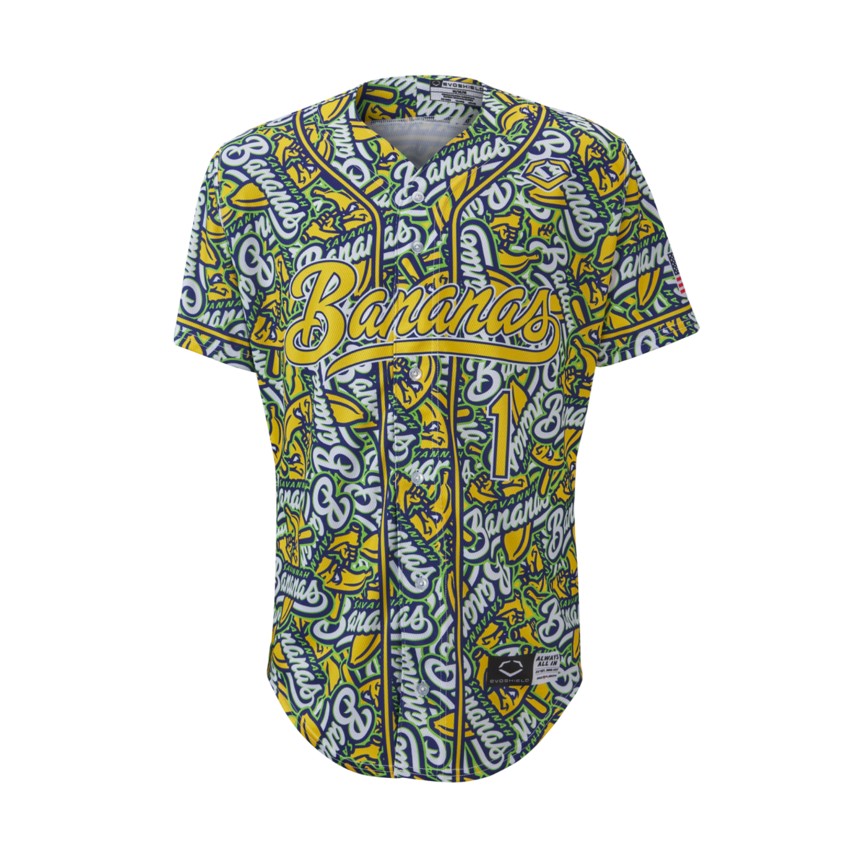 EvoShield Youth EVO Savannah Bananas Replica Baseball Jersey-1