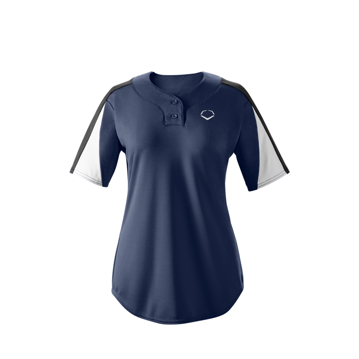 Wilson Girl's E601 2-button Placket Pullover Softball Jersey-2