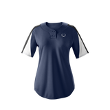 Wilson Girl's E601 2-button Placket Pullover Softball Jersey-2