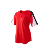 Wilson Girl's E601 2-button Placket Pullover Softball Jersey-4