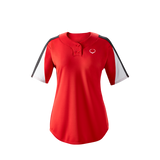 Wilson Girl's E601 2-button Placket Pullover Softball Jersey-7