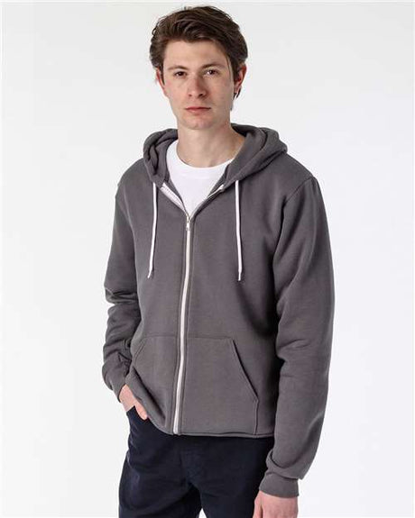 Los Angeles Apparel Men's Flex Fleece Full-Zip Hooded Sweatshirt