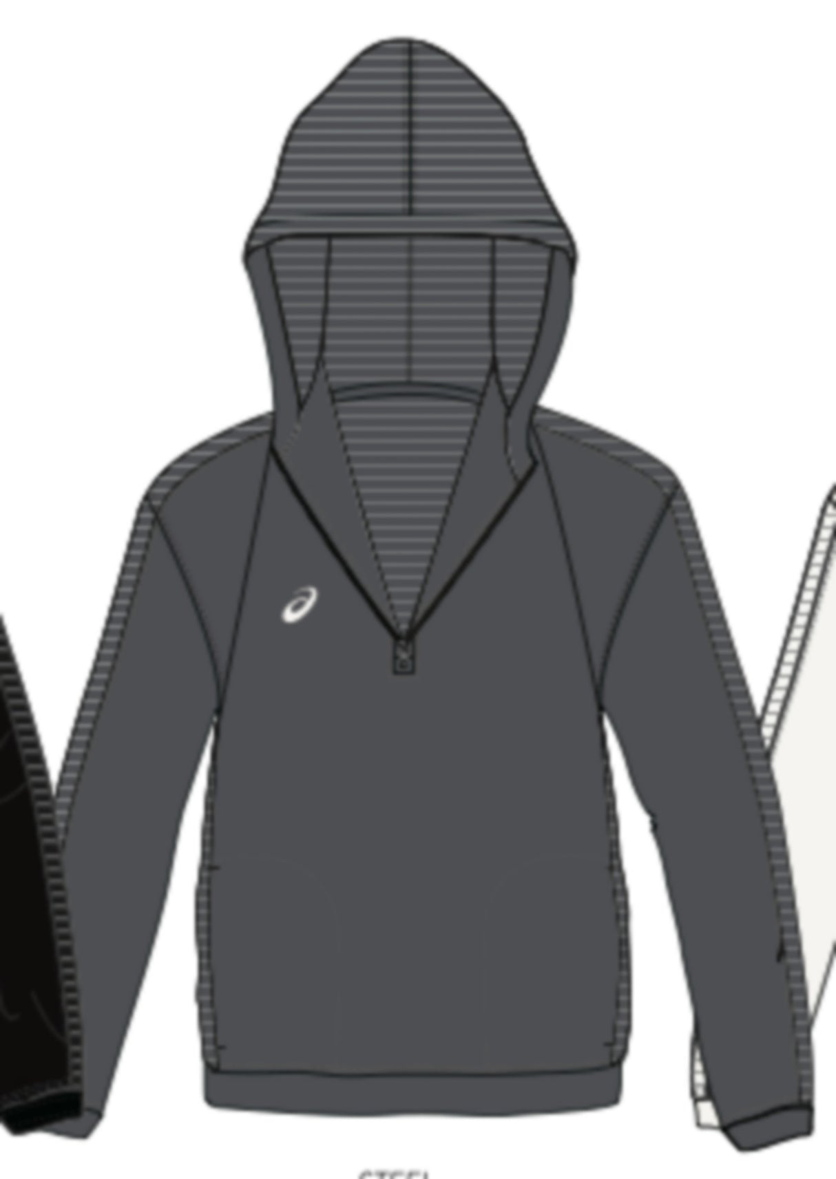 Asics Men's Thermopolis Fleece Team 1/2 Zip Hoody