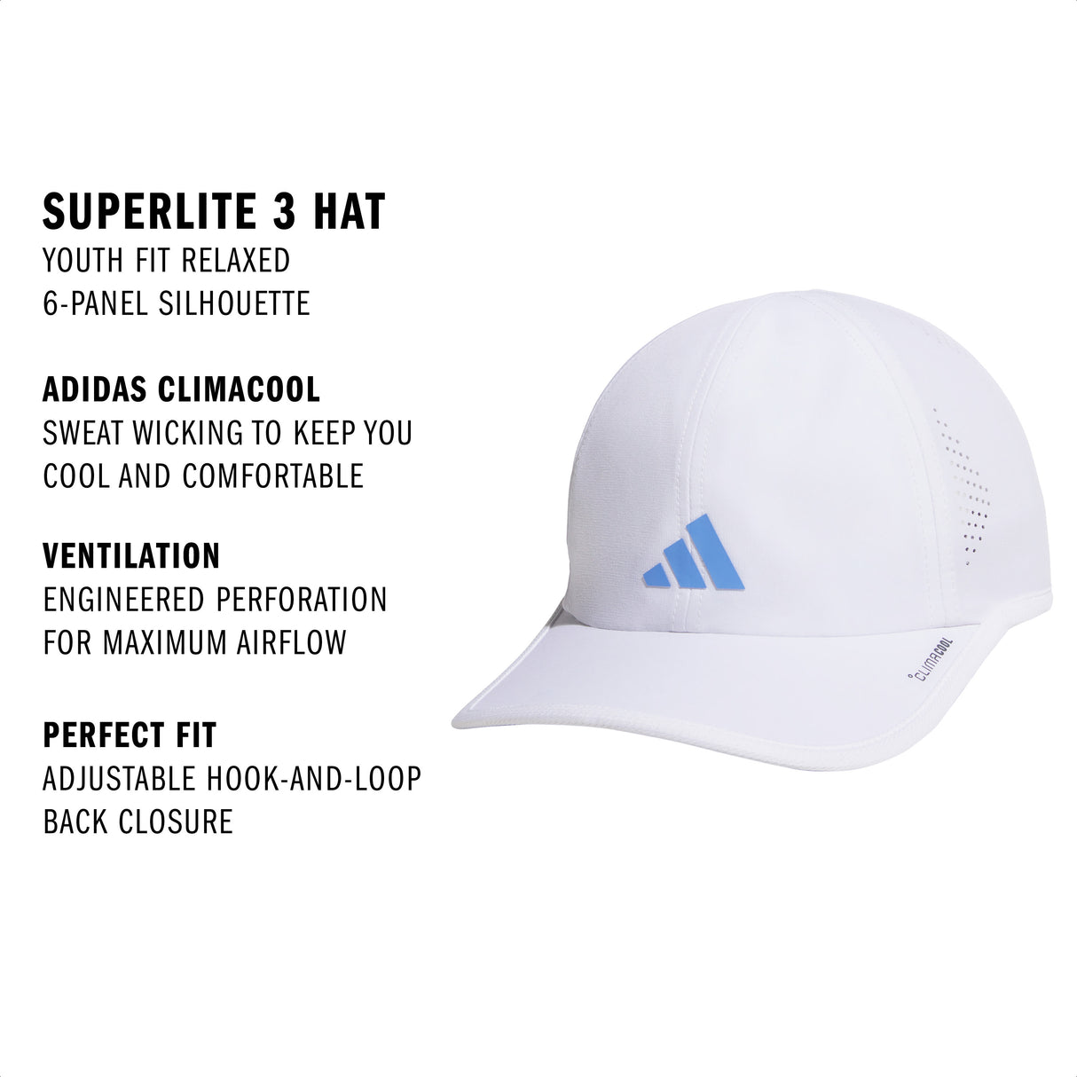 adidas Youth Superlite 3 Hat-2