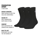 adidas Men's Foundation Sport 3-Pack Crew Sock-2