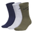 adidas Men's Foundation Sport 3-Pack Crew Sock-1
