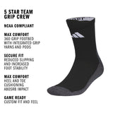 adidas 5 Star Team Grip Crew Sock-2