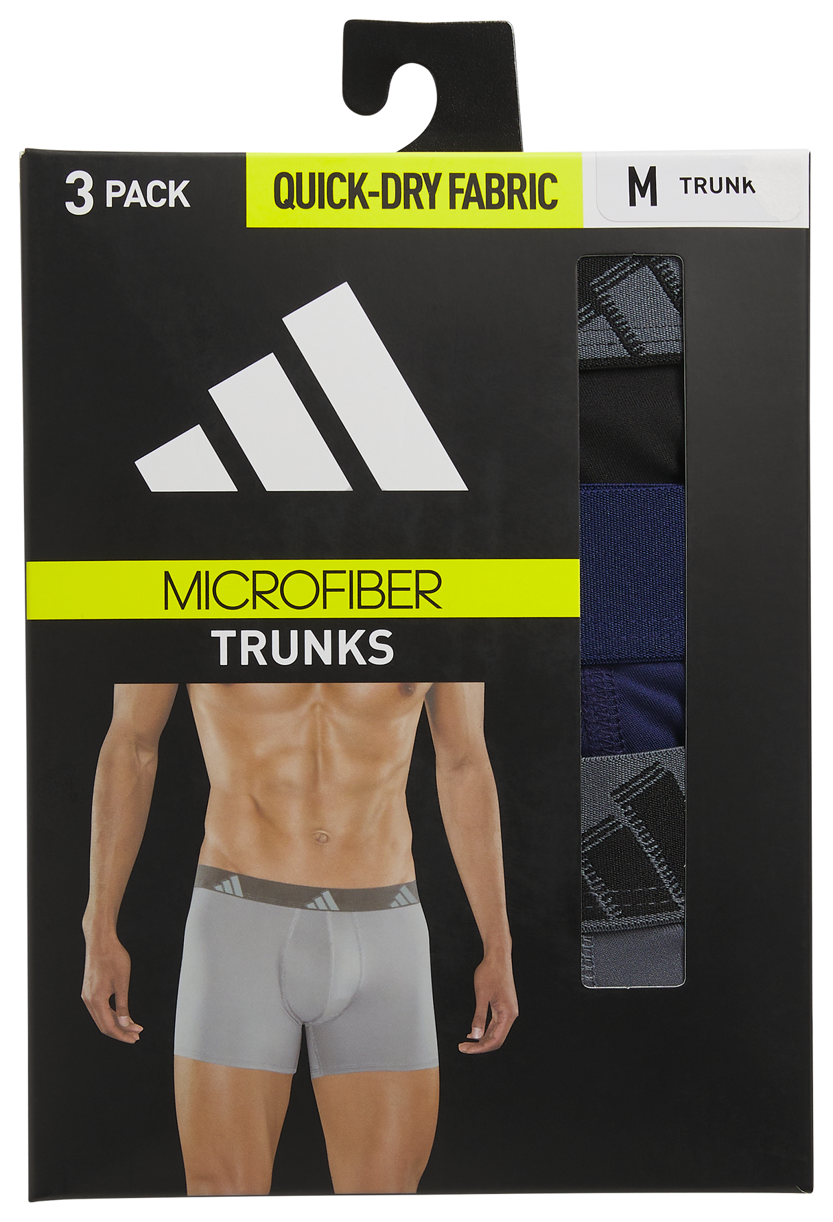 adidas Men's All Day Microfiber 3-Pack Trunk-8
