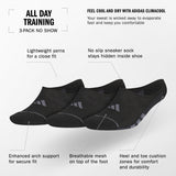 adidas Men's All Day Training 3-Pack Super No Show Sock-2