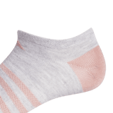 adidas Girl's Superlite 6-Pack No Show Sock-3