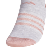 adidas Girl's Superlite 6-Pack No Show Sock-4