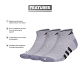 adidas Men's Cushioned 3.0 3-Pack Low Cut Sock-2