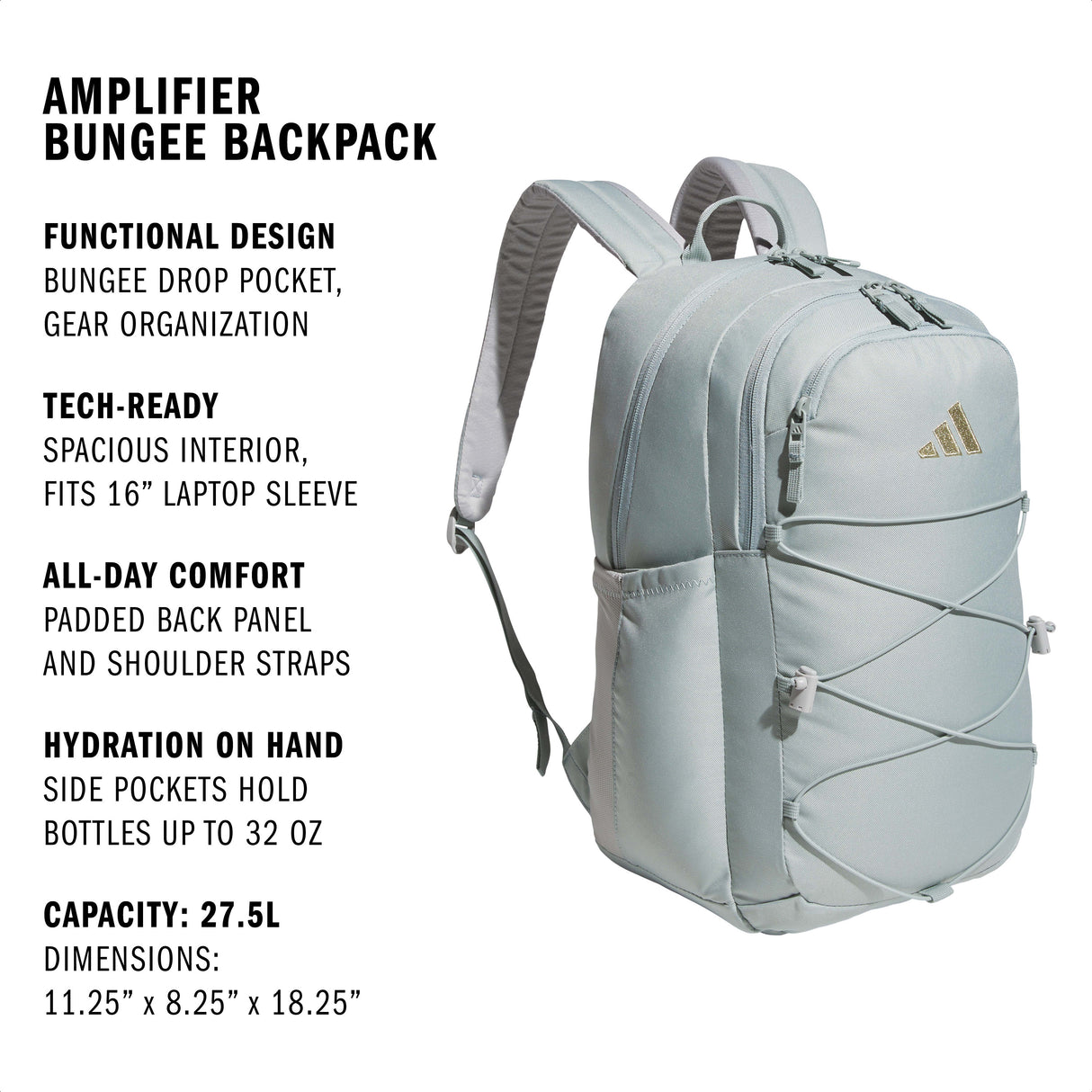 adidas Amplifier Bungee Backpack-2