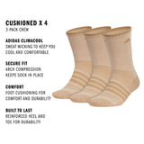 adidas Men's Cushioned X 4 3-Pack Crew Sock-2