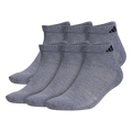 adidas Men's Athletic Cushioned 6-Pack Low Cut Sock-1