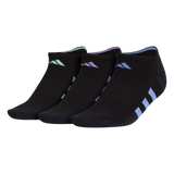 adidas Women's Cushioned 3.0 3-Pack No Show Sock-1