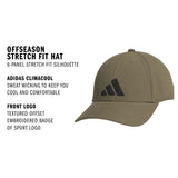 adidas Men's Offseason Stretch Fit Hat-2
