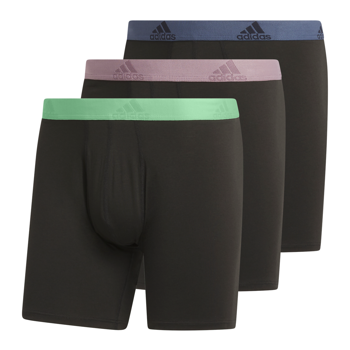 adidas Men's Stretch Cotton 3-Pack Boxer Brief-1