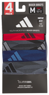 adidas Youth Microfiber 4-Pack Boxer Brief-6