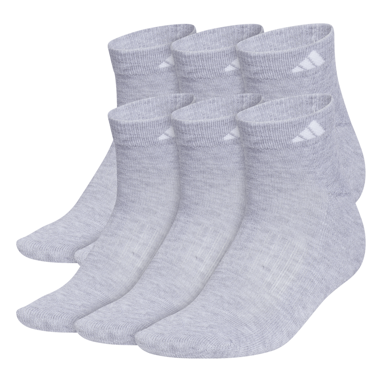adidas Women's Classic Cushioned 6-Pack Low Cut Sock-1