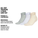 adidas Women's All Day Training 3-Pack Low Cut Sock-2