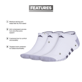 adidas Men's Cushioned 3.0 3-Pack No Show Sock-2