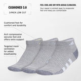 adidas Women's Cushioned 3.0 3-Pack Low Cut Sock-2
