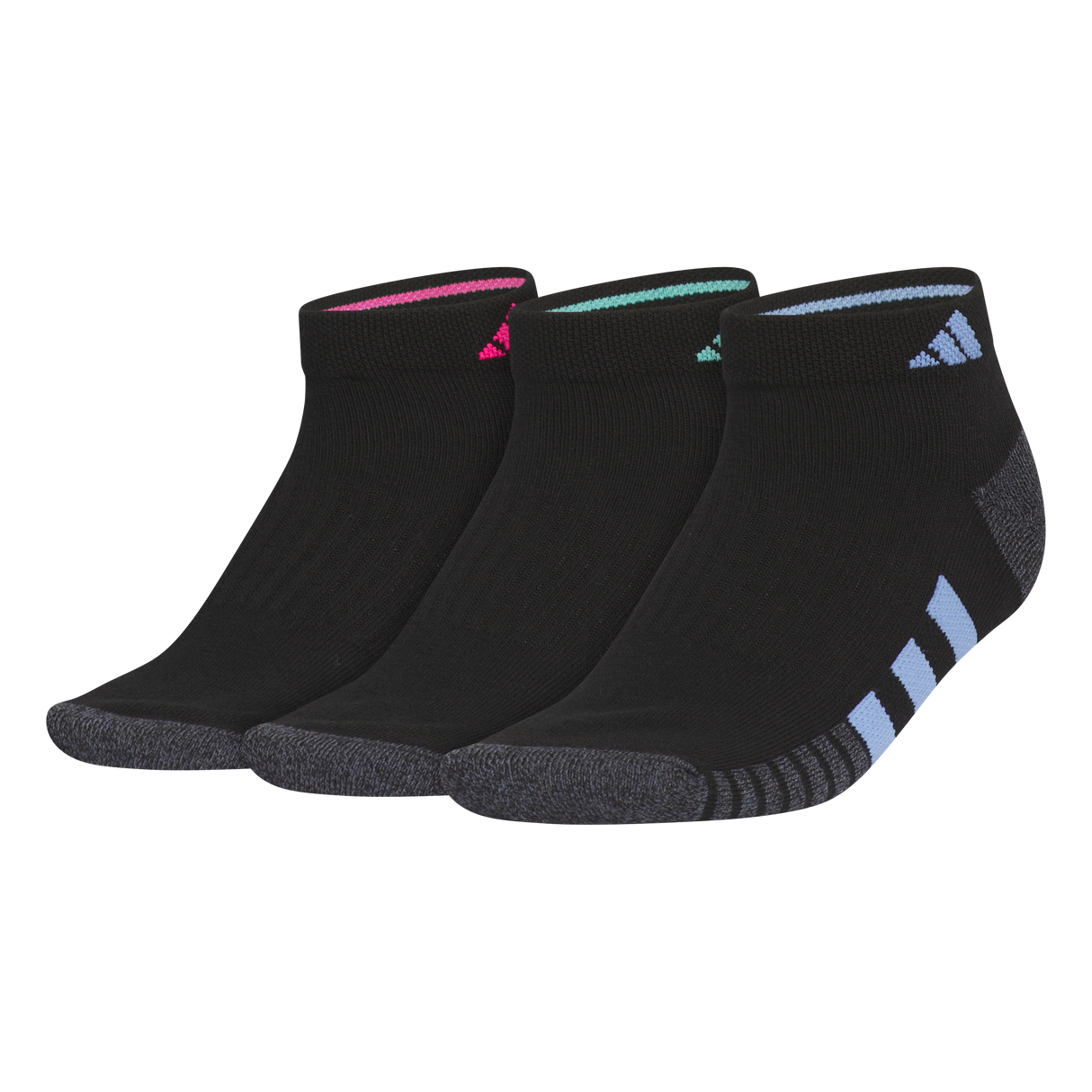 adidas Women's Cushioned 3.0 3-Pack Low Cut Sock-1