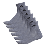adidas Men's Athletic Cushioned 6-Pack Quarter Sock-8