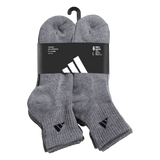 adidas Men's Athletic Cushioned 6-Pack Quarter Sock-9