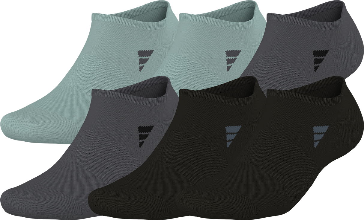 adidas Men's Athletic Cushioned 6-Pack Quarter Sock-1