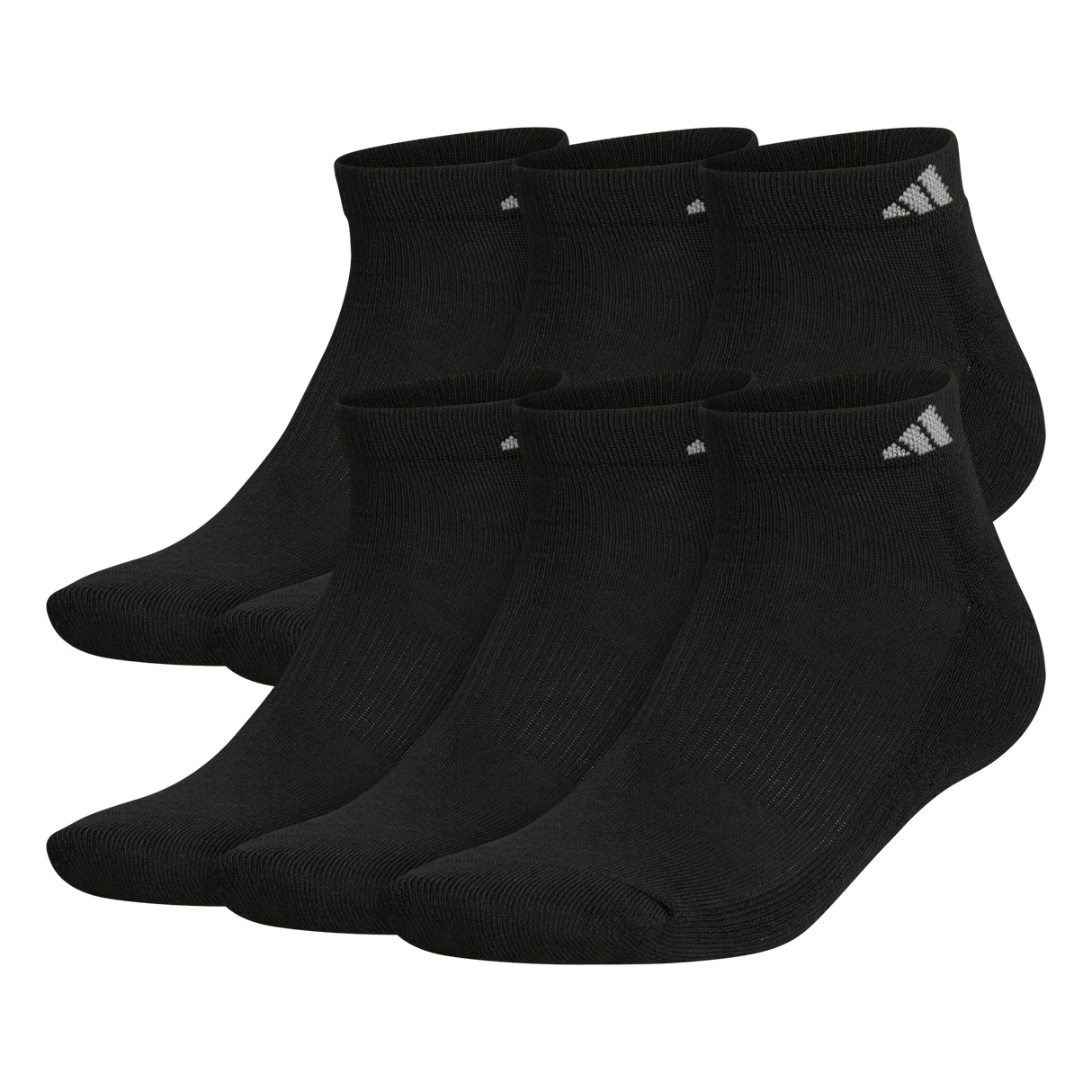 adidas Men's Athletic Cushioned 6-Pack Low Cut Sock-1