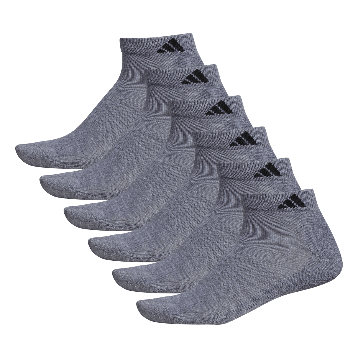 adidas Men's Athletic Cushioned 6-Pack Low Cut Sock-8