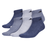 adidas Men's Athletic Cushioned 6-Pack Low Cut Sock-1