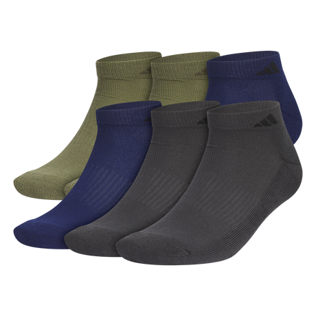 adidas Men's Athletic Cushioned 6-Pack Low Cut Sock-1