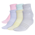 adidas Girl's Superlite 3.0 6-Pack Quarter Sock-1