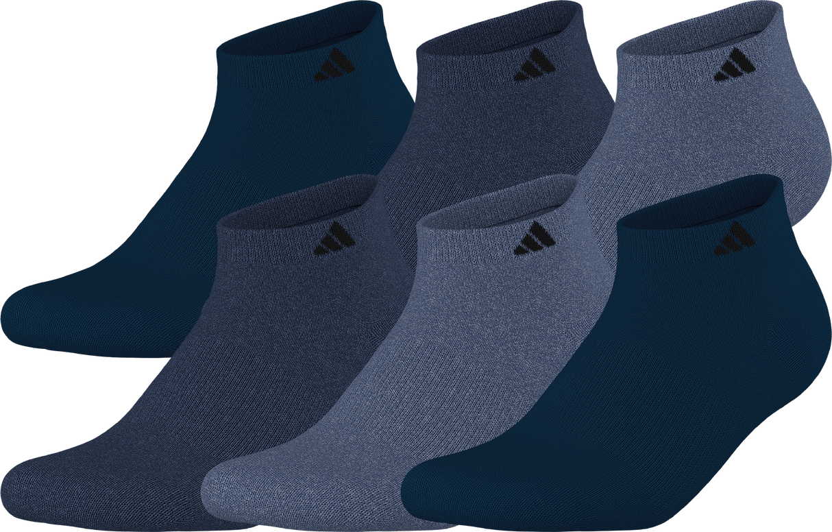 adidas Men's Athletic Cushioned 6-Pack Low Cut Sock-1