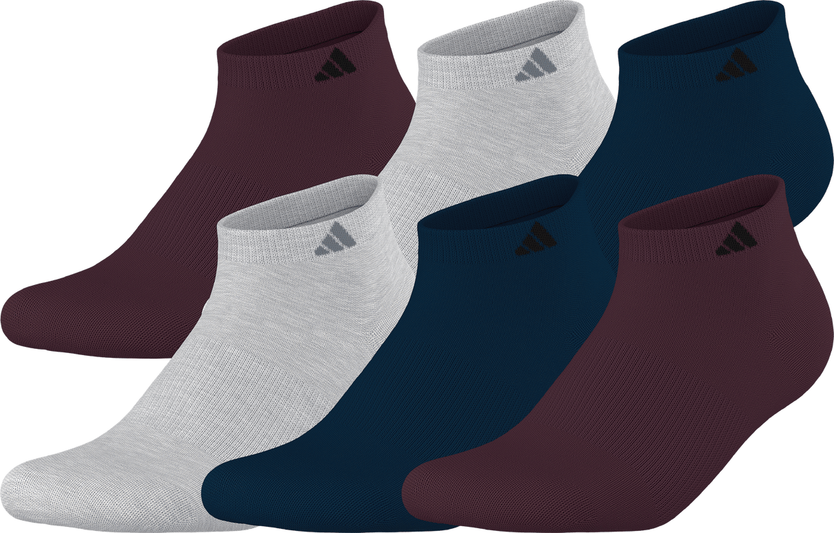 adidas Men's Athletic Cushioned 6-Pack Low Cut Sock-1