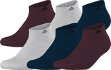 adidas Men's Athletic Cushioned 6-Pack Low Cut Sock-1