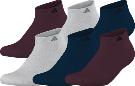 adidas Men's Athletic Cushioned 6-Pack Low Cut Sock-1