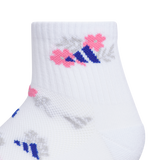 adidas Girl's Cushioned Graphic 6-Pack Quarter Sock-3