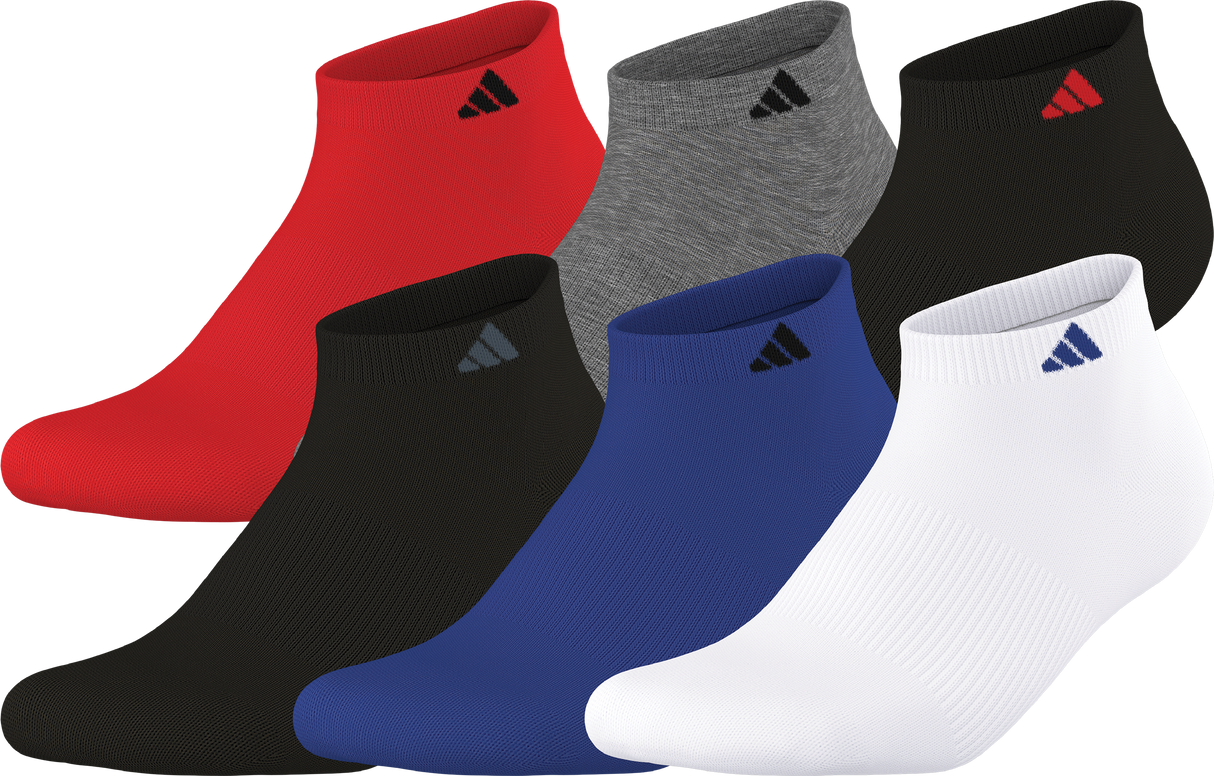 adidas Men's Athletic Cushioned 6-Pack Low Cut Sock-1
