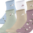 adidas Girl's Cushioned Graphic 2.0 6-Pack Quarter Sock-1