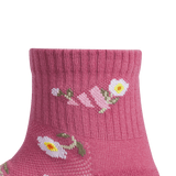adidas Girl's Cushioned Graphic 2.0 6-Pack Quarter Sock-2