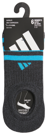 adidas Women's Superlite 3.0 6-Pack Super No Show Sock-6